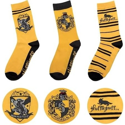 Cinereplicas Sada ponožek Harry Potter Mrzimor 3 páry žlutá