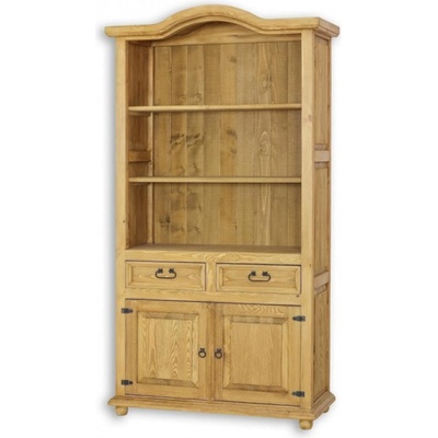 Nábytek z lesa - Knihovna masiv Rustikal DXnr.804 - 107x205x43 cm
