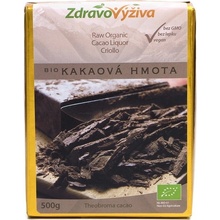 Zdravovýživa Bio Kakaová hmota Criollo Raw 500g