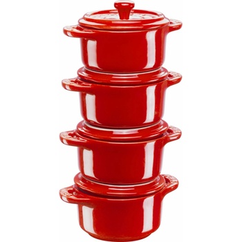 Staub Sada 4 keramických foriem Mini Cocotte 10 cm