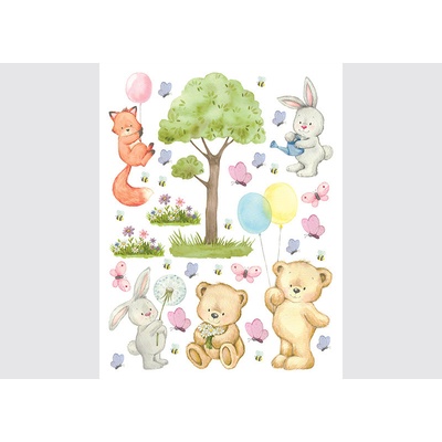 Samolepka na zeď MEDVÍDEK 65 x 85 cm DK792 - 006 DK792 - 006