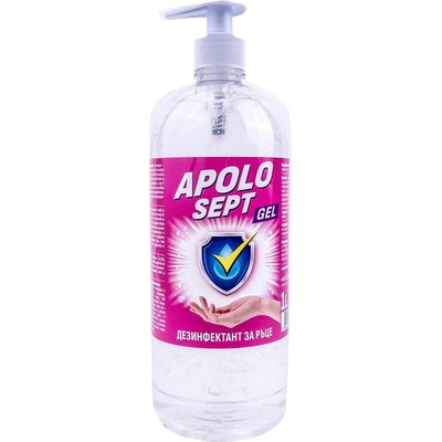 Apolo Sept Дезинфекциращ препарат за ръце Apolo Sept, гел, с помпа, 1 L (5070200064)