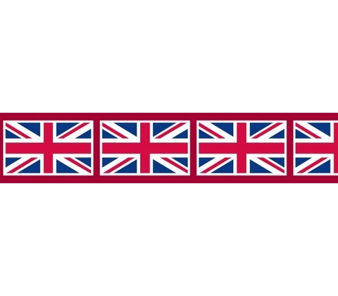 Red Dingo Vodítko přep. Union Jack Flag