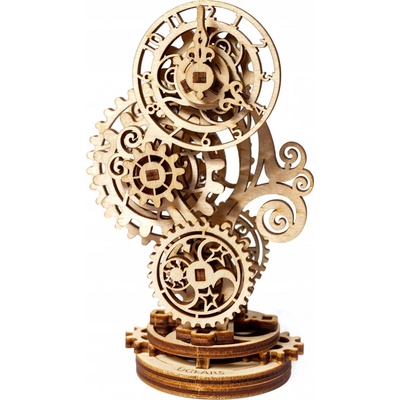 UGEARS 3D puzzle Steampunkové hodiny 2.0, 40 ks