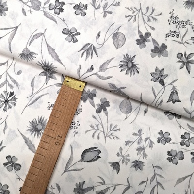 Bavlněné plátno - Lněná půda fialová - šíře 150cm