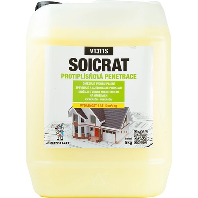 Barvy a laky Teluria s.r.o. Penetrace Soicrat - protiplísňová 5kg