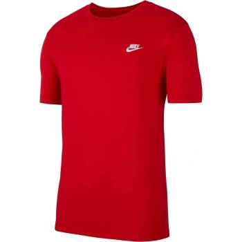Nike Мъжка тениска Nike Sportswear Club T-Shirt Mens - Uni Red/White