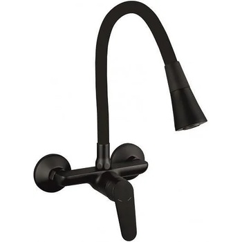 Inter Ceramic Стенен смесител за кухня LINNI BLACK, Inter Ceramic, ICF 5108152B 7313 (5108152B 7789)