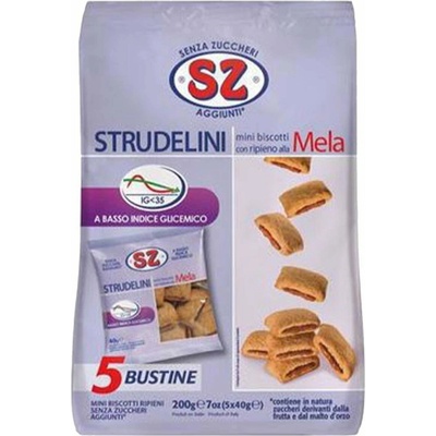 Senza Zuccheri mini jablkové štrúdle 5 x 40 g
