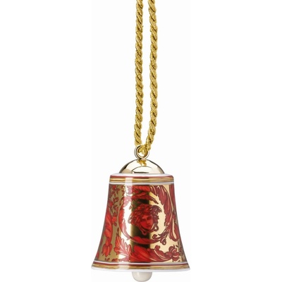 Rosenthal Porcelánový zvoneček Versace Medusa Garland výška 7 cm červená 14089-409958-27911
