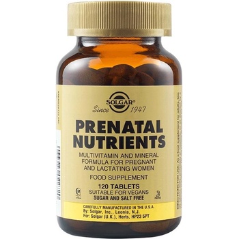 Solgar Prenatal Nutrients, 120 таблетки, Solgar