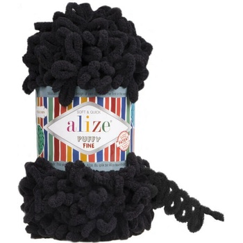 Alize Puffy FINE Čierna 60