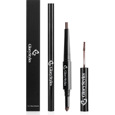 Glorystyles Tužka na obočí 3v1 03 středně hnědá 11,6 g