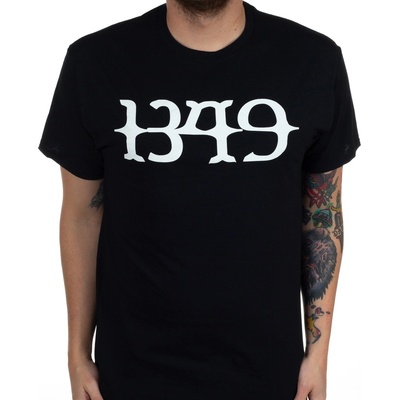 INDIEMERCH Мъжка тениска 1349 -White Logo - Черно - INDIEMERCH - INM011