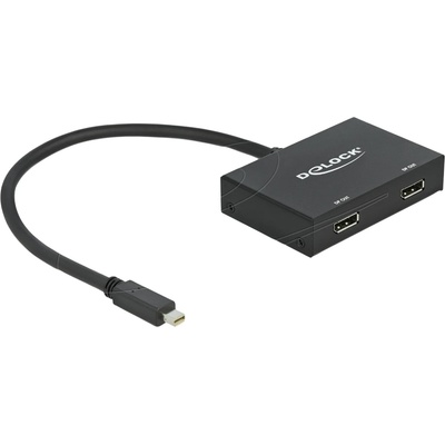 Delock mini DisplayPort > 2 x DisplayPort (87695)