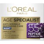 L'Oréal Age Specialist 55+ Нощен крем за лице 50 ml