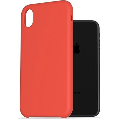 Pouzdro AlzaGuard Premium Liquid Silicone Case iPhone Xr červené