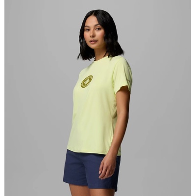 Columbia Parsons Point™ SS Graphic T Shirt dámske tričko Citron Haze Heather Gem Focused