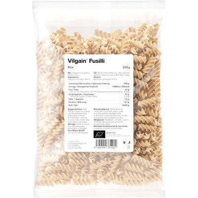 Vilgain Fusilli cestoviny ryžové BIO 250 g