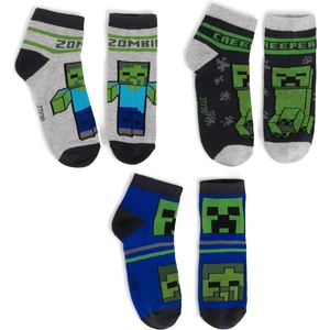MINECRAFT Чорапи Minecraft - Creeper & Zombie Чорапи Minecraft - Creeper & Zombie, Размер 27-30 (GC-MNCT-376_27/30)