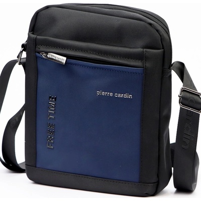 Pierre Cardin pánské Crossbody 1721 ALAN09 černá modrá