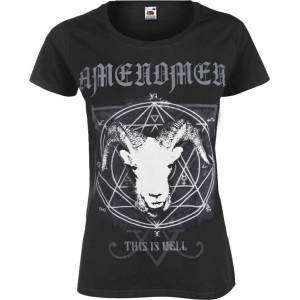 AMENOMEN Дамска тениска amenomen - this is hell - omen056da