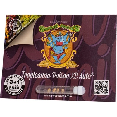 Sweet Seeds Tropicanna Poison XL AUTO semienka neobsahujú THC 3 ks
