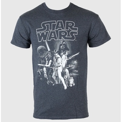 Live nation мъжка тениска Star Wars - Нова надежда едно Лист - LIVE NATION - Тъмно Хедър - PE11684TSCP