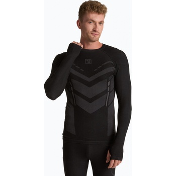 OneTeam Дамски термоактивен суитшърт OneTeam ACHILL BAMBOO THERMO LIGHT PLUS black
