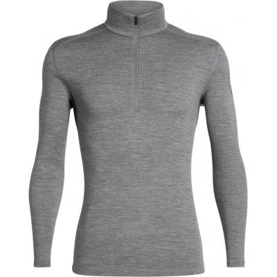 Icebreaker Mens 260 Tech LS Half Zip šedá