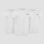 GymBeam Тениска Basic 3Pack White XXL - 3pack
