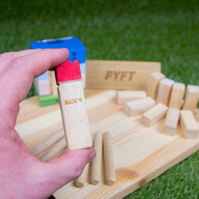 Bex Sport Kubb Original mini červený kráľ