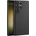 Dux Ducis Grit Faux Leather Case - дизайнерски кожен кейс за Samsung Galaxy S23 Ultra (черен)