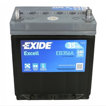 Exide Excell 12V 35Ah 240A right+ (EB356A)