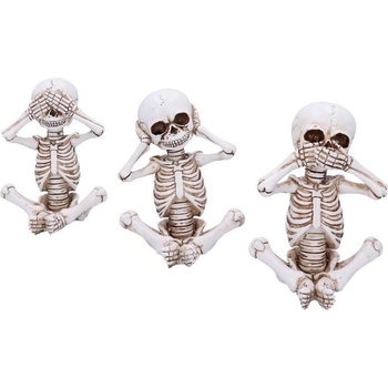 Nemesis Now Комплект статуетки Nemesis Now Adult: Humor - Three Wise Skellywags, 13 cm (D4928R0)