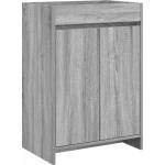 vidaXL Мебел под мивка за баня Сив Сонома 56 x 37, 5 x 81 см (890781)