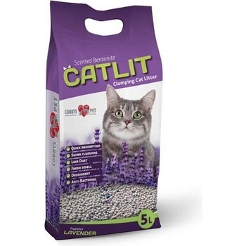 Catlit hrudkujúca s levanduľou 5 l