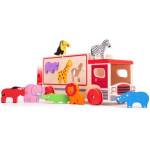 Bigjigs Toys Камионче за сортиране - Сафари (bj641)