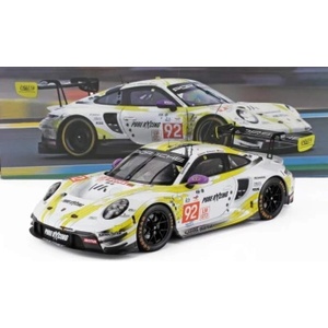 IXO Модели на автомобили и мотоциклети модел 1/18 Porsche 911 GT3 R #92 Bachler/Malykhin/Sturm 24H Le Ma (TRS8233-3931)