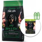 Fitmin FOR LIFE Мини Агне и Ориз 12 кг + Fitmin For Life Пръстени БЕЗПЛАТНО