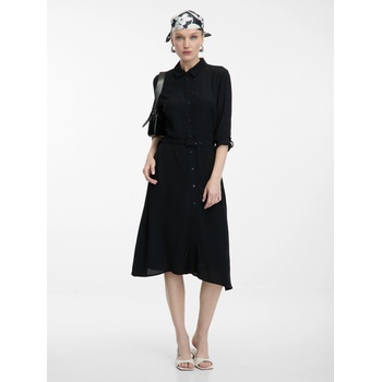 orsay Черна дамска рокля риза до коляното ORSAY Orsay | Cheren | ЖЕНИ | 34