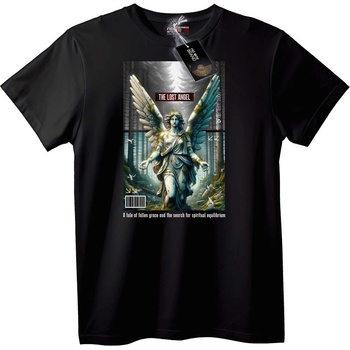 NOONEBRAND Тениска Изгубеният ангел - 2XL, White