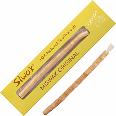 Siwak Miswak Prírodná zubná kefka s Cestovným puzdrom bez príchute 1 ks