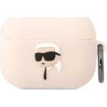 Karl Lagerfeld AirPods Pro розов силиконов калъф Karl Head 3D (KLAPRUNIKP)