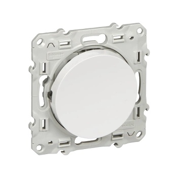 Schneider Electric SE Девиаторен ключ 10А цвят Бял Odace /до изчерпване/ - S520203 (S520203)