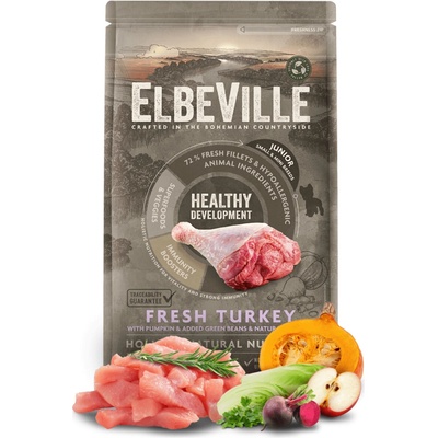 Elbeville Puppy and Junior Mini Fresh Turkey Healthy Development 1,4 kg