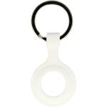  Силиконов ключодържател за Apple AirTag - Tel Silicone Keyring (бял)