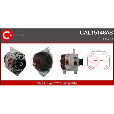 Alternátor CASCO CAL15146AS