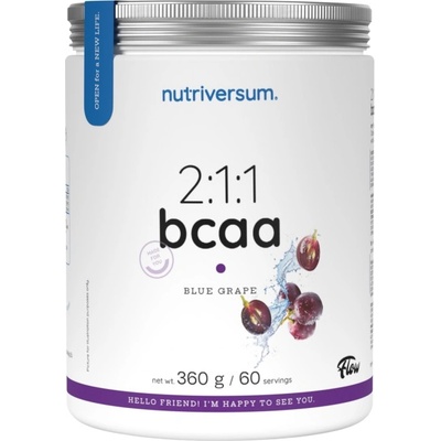 Nutriversum BCAA 2: 1: 1 Powder | Flow [360 грама] Синьо грозде