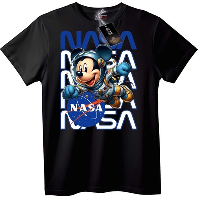 NOONEBRAND Тениска Mickey Mouse NASA Астронавт - L, White